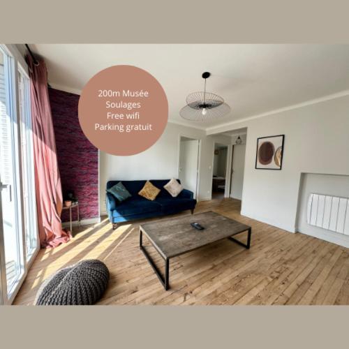 Le 122 - Parking Apartment Rodez Ngoại thất bức ảnh